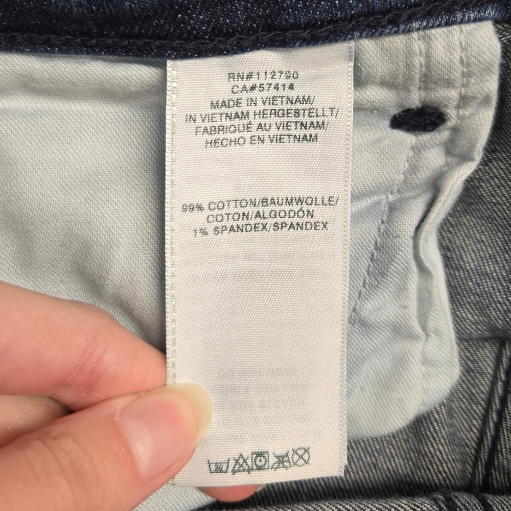 True Religion Geno Relaxed Slim Jean Men 33 Moto Biker Distressed Zipper Pockets - Picture 9 of 13